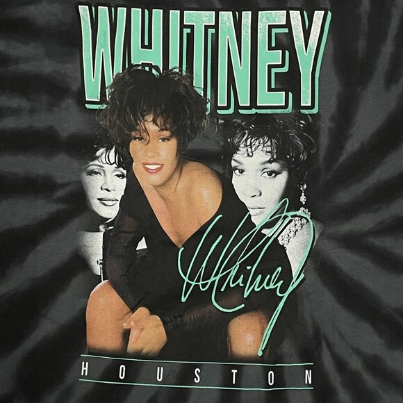 Whitney Houston Tie-dye T-shirt size 2XL - Picture 3 of 4